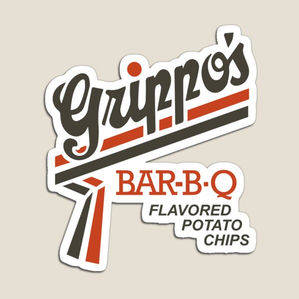 Artikel-Vorschau von Grippos Kartoffelchips mit Bar-B-Q-Geschmack, designt und verkauft von cangurojoe.