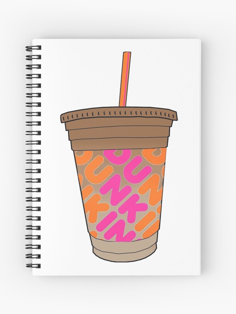 Cuaderno De Espiral Dunkin Donuts Cafe Helado De Tumblestwo Redbubble