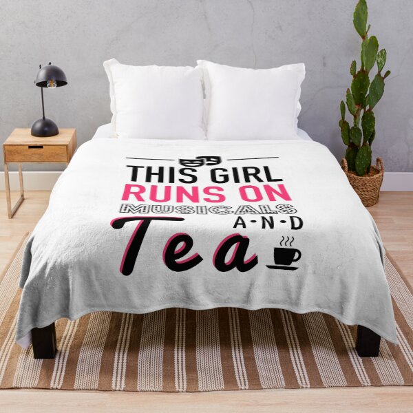 Item preview, This Girl Runs On Musicals and Tea (Fueled by Musicals and Tea) designed and sold by JukeLox.