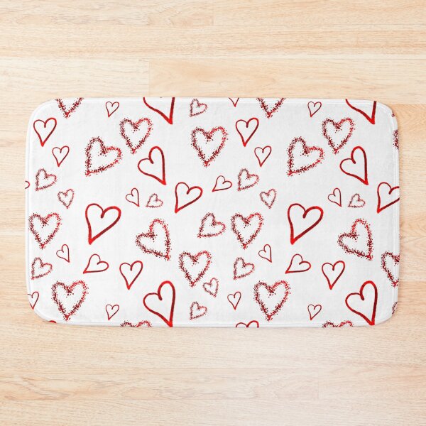 Item preview, Romantic heart hand drawn seamless pattern.  designed and sold by NataPrando.