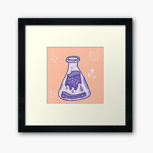 Space flask Framed Art Print