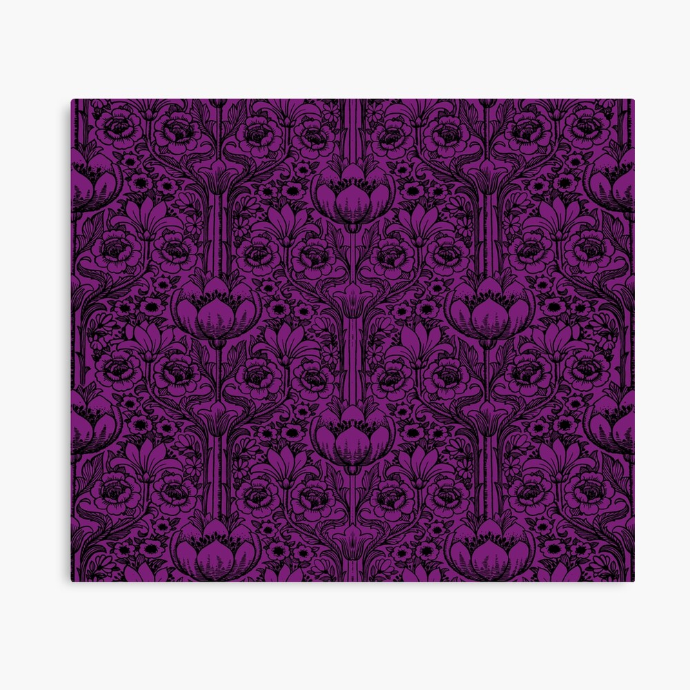 Purple and Black Victorian Wallpaper Purple and Black Victorian Wallpaper