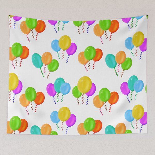 Item preview, Festive balloons seamless pattern background. designed and sold by NataPrando.