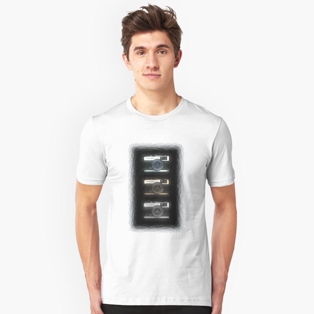 3 times a classic Slim Fit T-Shirt