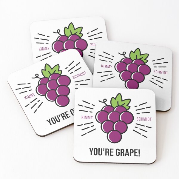 Item preview, Quote Unbreakable Kimmy Schmidt You're Grape - black designed and sold by AlexTheRieur.