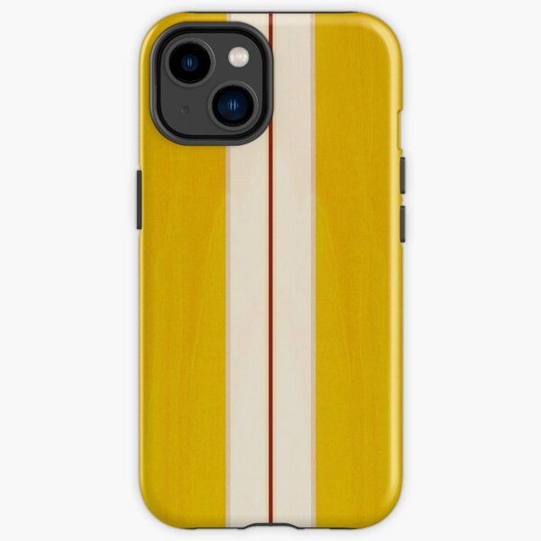 Gelbes Vintage Surfbrett iPhone Robuste Hülle