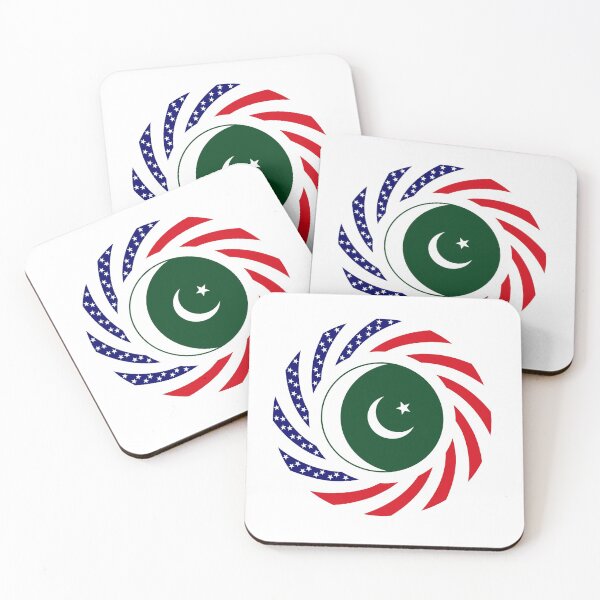 Item preview, Pakistani American Multinational Patriot Flag Series designed and sold by Carbon-Fibre Media.