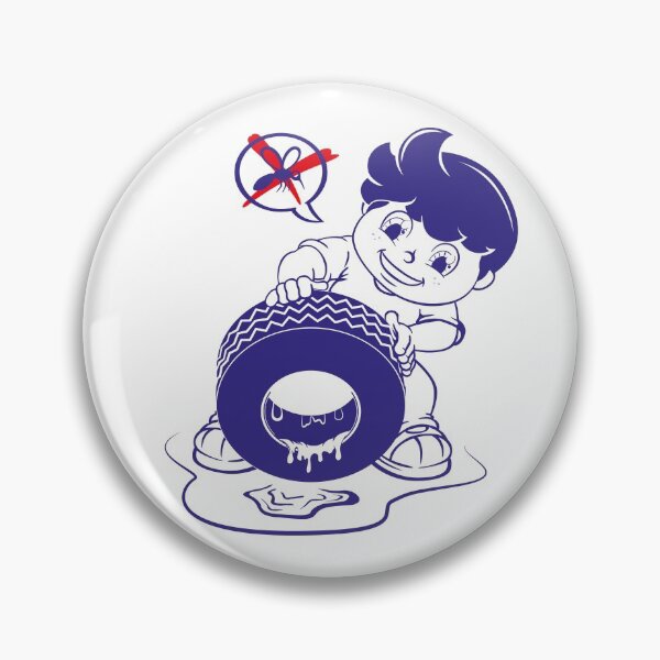 Item preview, Illustration boy drawing still water from the tire, fighting mosquito that transmits dengue or zika virus. Ideal for informational and institutional related sanitation and health designed and sold by LucianoCosmo.