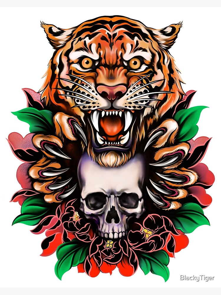 5407 Traditional Tiger Tattoo Images Stock Photos  Vectors  Shutterstock