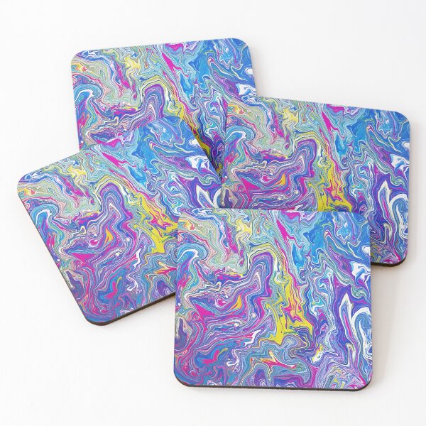 Item preview, Fuchsia Pour Dope Colors Mix designed and sold by hypnotizzzed.