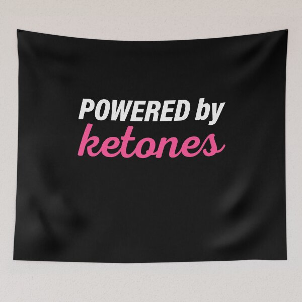 Item preview, Powered by Ketones Womens Keto Diet Gifts designed and sold by Sardine Designs.