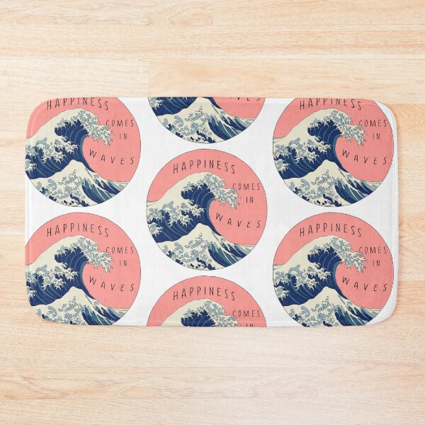 Item preview, happiness comes in waves designed and sold by brooke-rebe.