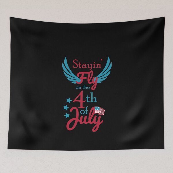 Artikelvorschau, Stayin 'Fly am 4. Juli USA Independence Day Geschenk entworfen und verkauft von Sardine Designs.