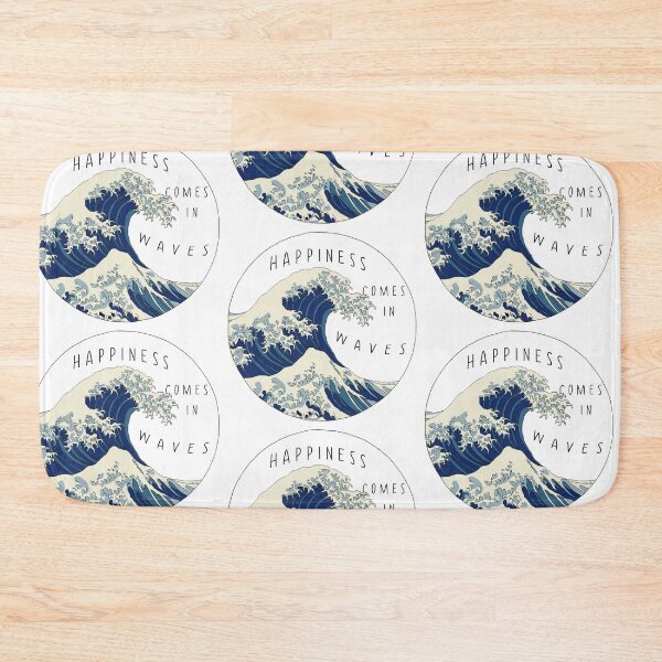 Item preview,  hapiness comes in waves designed and sold by brooke-rebe.