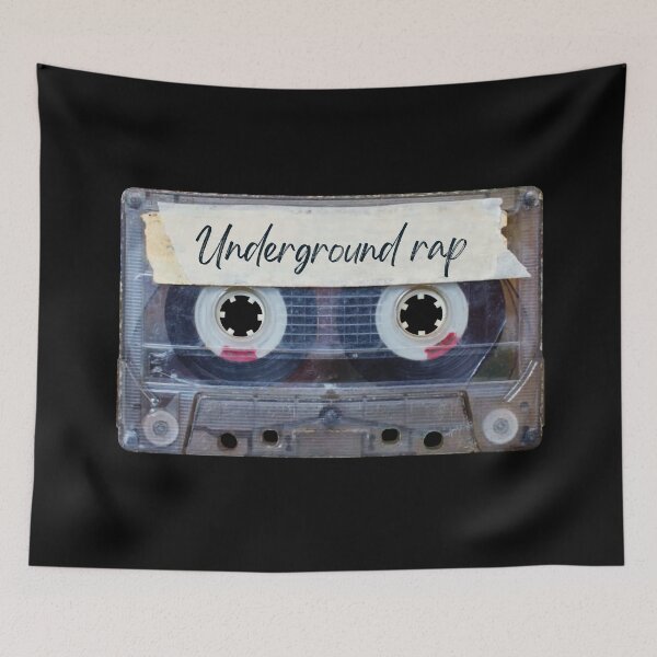 Item preview, Best of Underground Rap Music Songs Style Cassette Old School designed and sold by Thestarrysky.