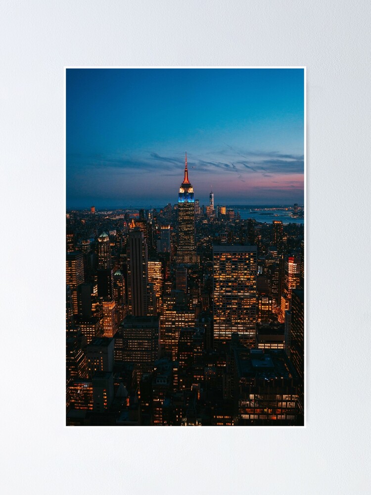 Thumbnail 1 of 3, Poster, NYC at Night designed and sold by rlafranco.