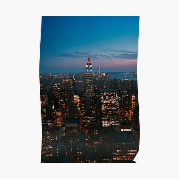 NYC at Night Poster
