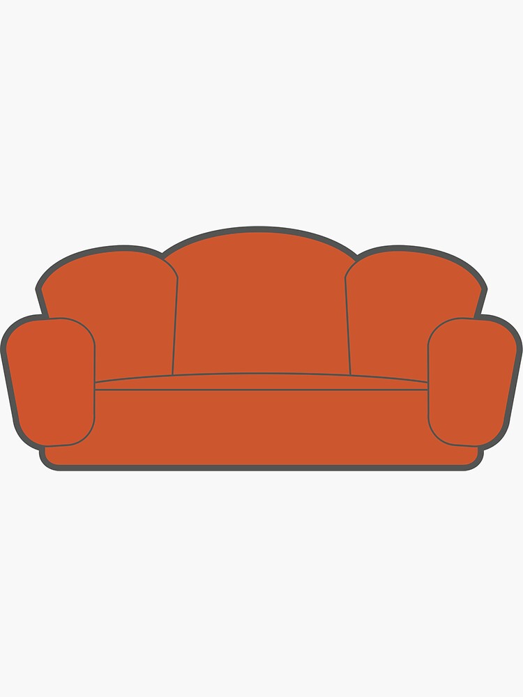 Couch" Sticker by Reethes Redbubble