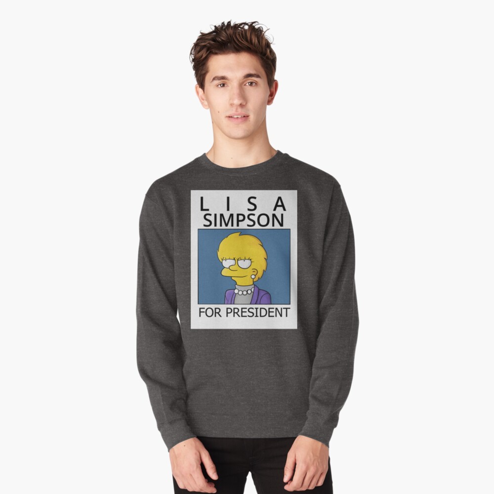 lisa simpson for president sweatshirt