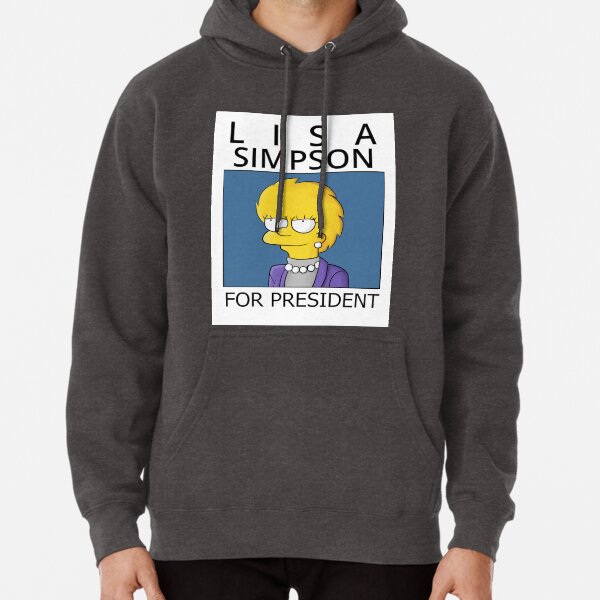 lisa simpson for president sweatshirt