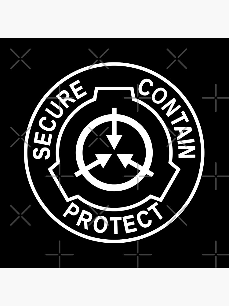 SCP Patch - inverted - Scp Foundation - Posters and Art Prints