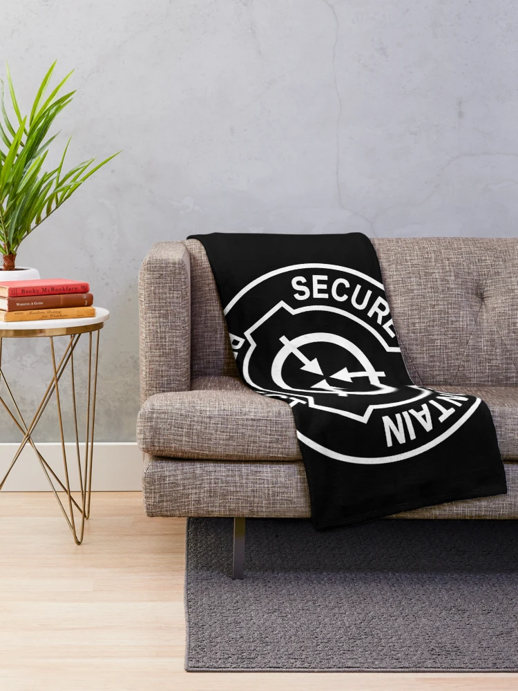 Thumbnail 2 of 6, Throw Blanket, SCP Patch - Inverted designed and sold by CCCDesign.