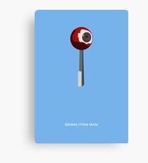 Demolition Man - Minimal Poster Canvas Print