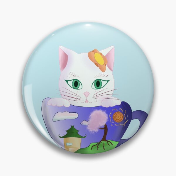 Item preview, Cat in a cup designed and sold by anasi.