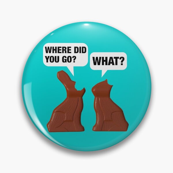 Item preview, Chocolate Bunny Funny Easter Gift designed and sold by VintageMashup.