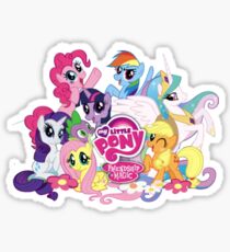 My Little Pony Mane6 and Logo Sticker