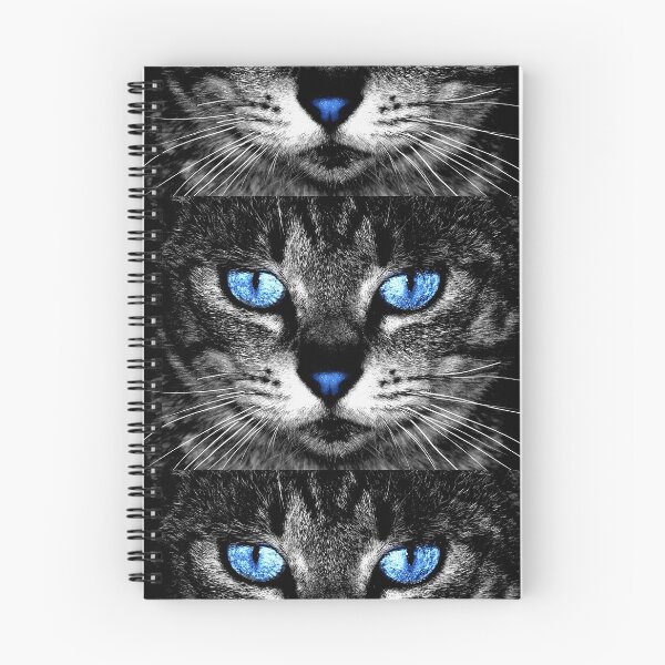 Item preview, Portrait of cat with blue eyes and nose designed and sold by MarieClaude1954.