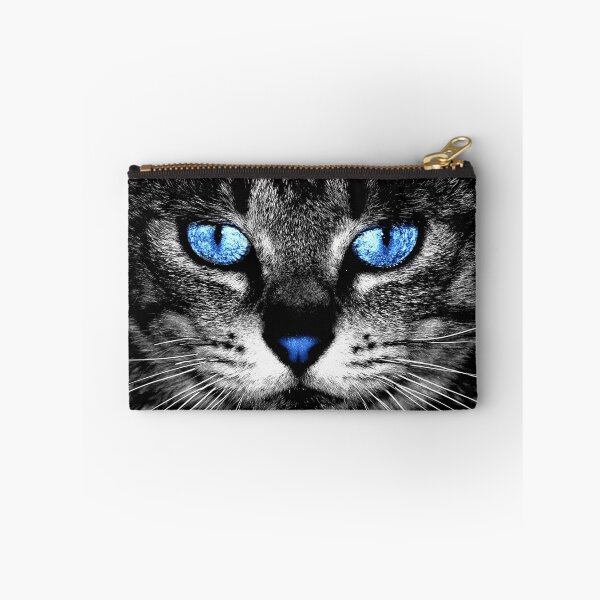 Item preview, Portrait of cat with blue eyes and nose designed and sold by MarieClaude1954.