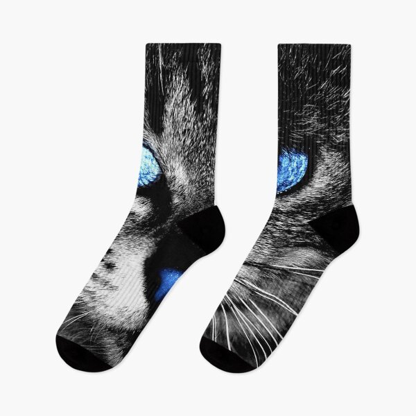 Item preview, Portrait of cat with blue eyes and nose designed and sold by MarieClaude1954.