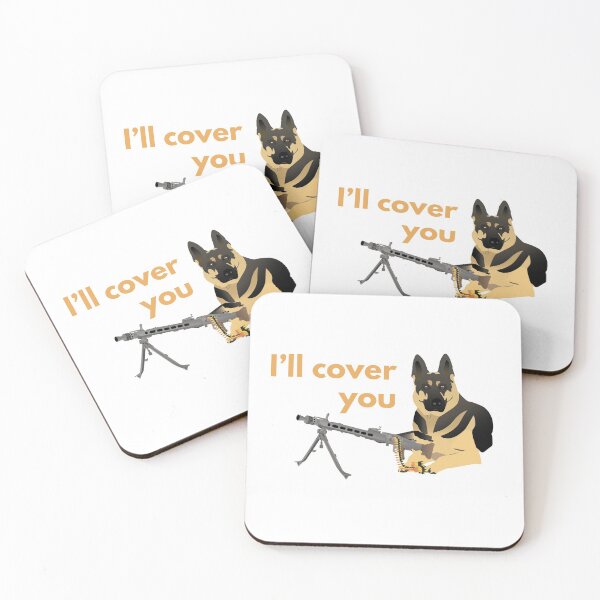 Item preview, German Shepherd Dog with a Machine Gun designed and sold by NorseTech.