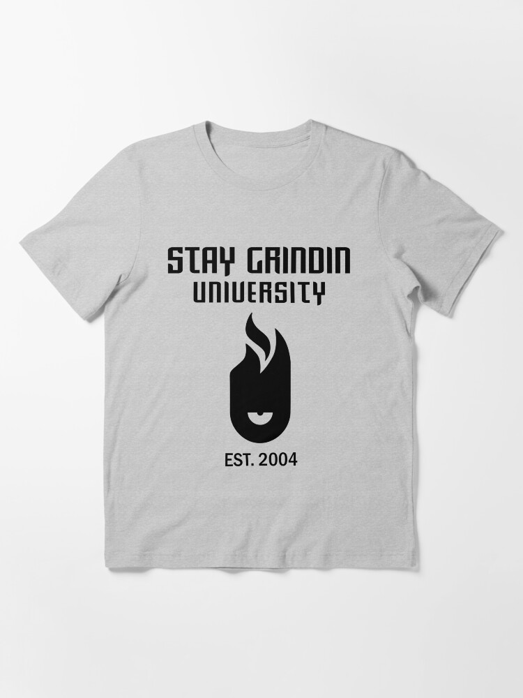 Alternate view of Stay Grindin University Essential T-Shirt