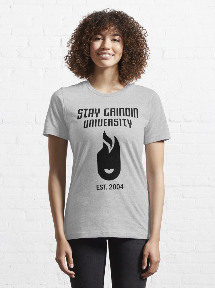 Alternate view of Stay Grindin University  Essential T-Shirt
