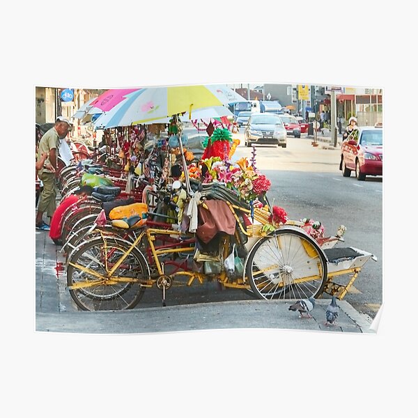 Penang Trishaws. Poster