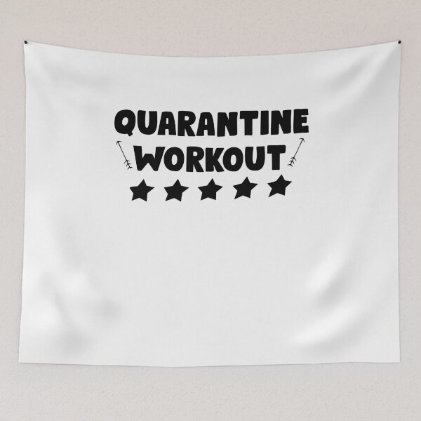 Item preview, Quarantine Workout T-Shirt, Funny Quarantine 2020 Pandemic Lockdown Shirt, Funny Wine Lover Gift, Workout T-Shirt designed and sold by Noussairox.