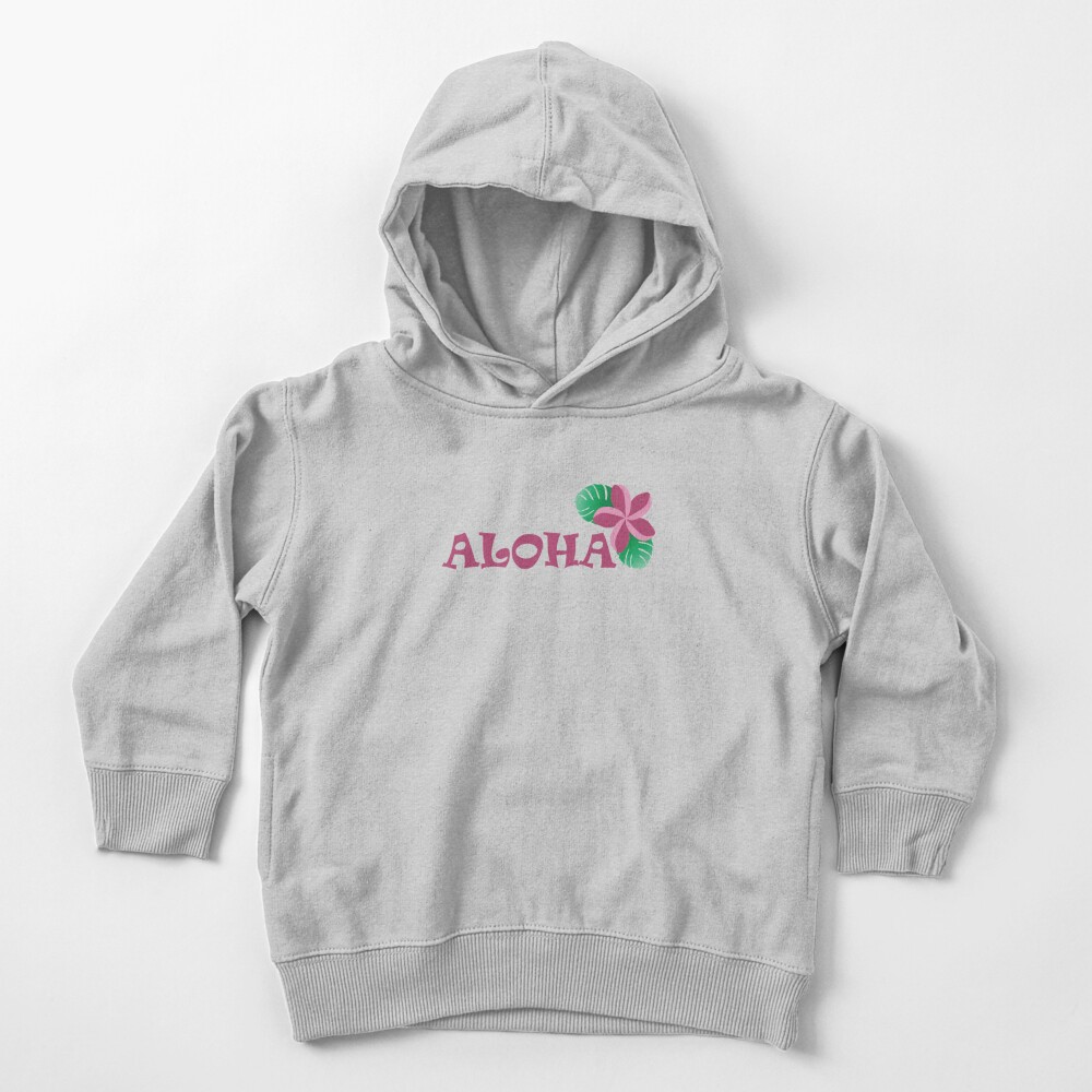 aloha pink hoodie