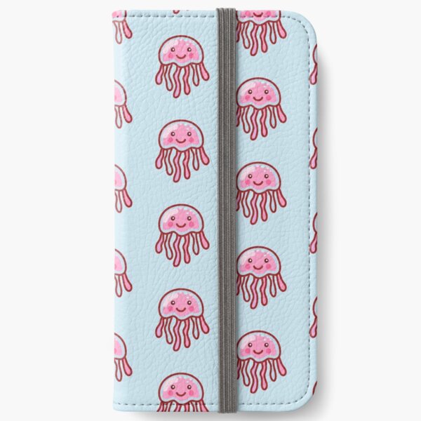 Cotton Candy Jellyfish iPhone Wallet