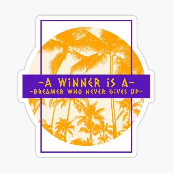 Item preview, A Winner Is A Dreamer Who Never Gives Up designed and sold by retro87tee.