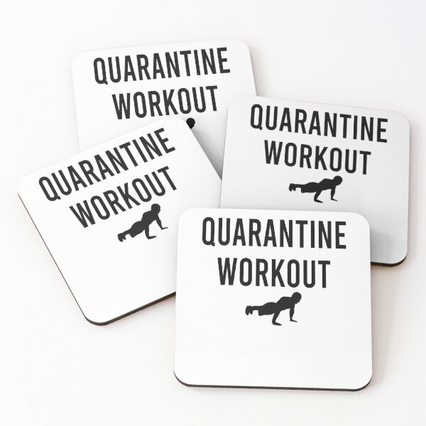 Item preview, Quarantine Workout T-Shirt, Funny Quarantine 2020 Pandemic Lockdown Shirt, Funny Wine Lover Gift, Workout T-Shirt designed and sold by Noussairox.