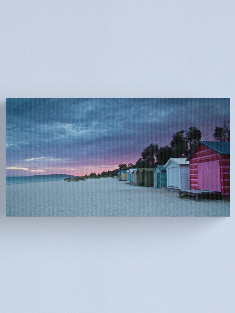 Alternate view of McCrae Boat Sheds Canvas Print