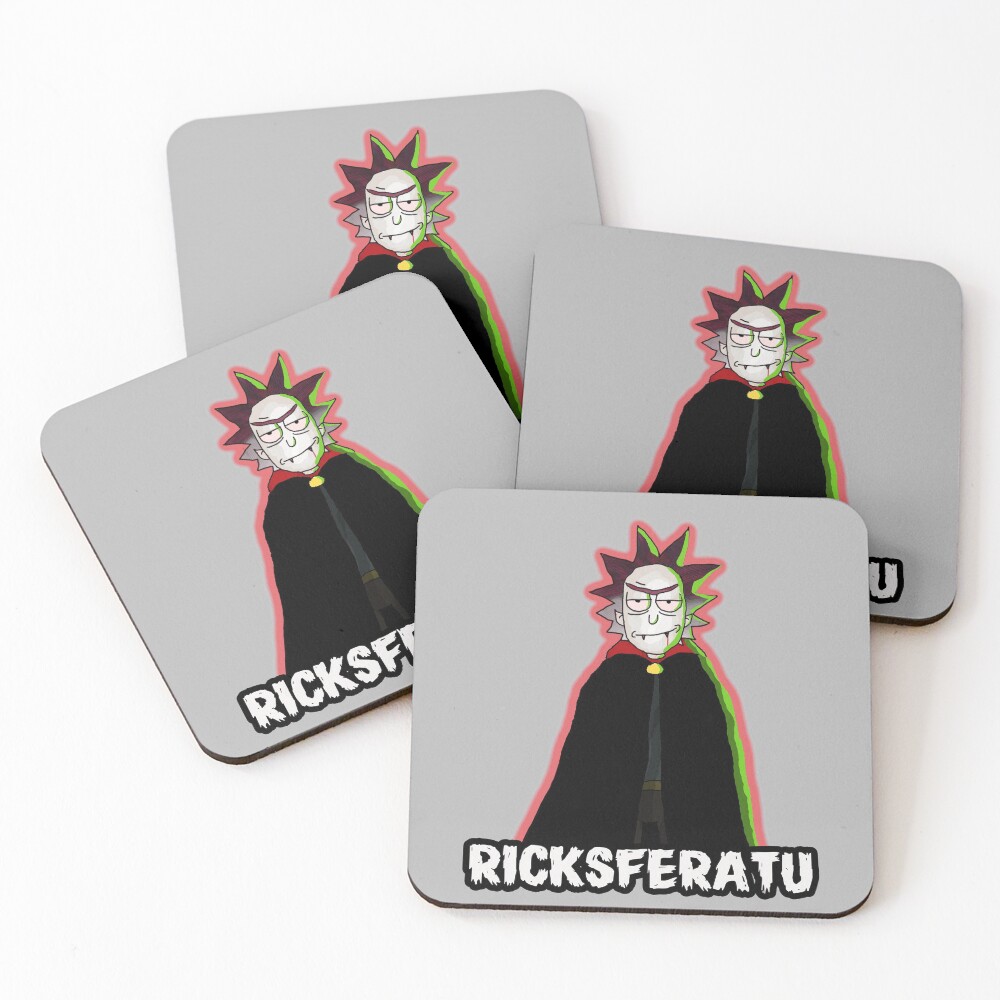 Ricksferatu Rick and Morty Coasters (Set of 4)