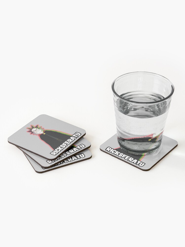 Alternate view of Ricksferatu Rick and Morty Coasters (Set of 4)