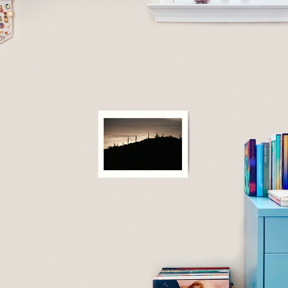 Cacti on the Ridge Art Print