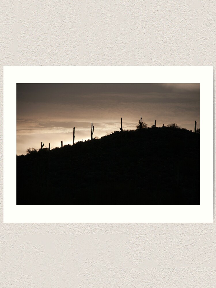 Alternate view of Cacti on the Ridge Art Print