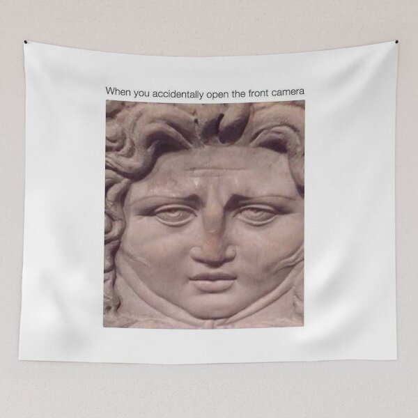 Item preview, When you accidentally open the front camera funny meme joke designed and sold by MindChirp.