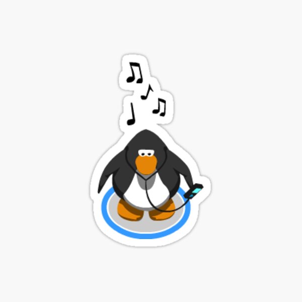 Club Penguin Music MP4 Sticker