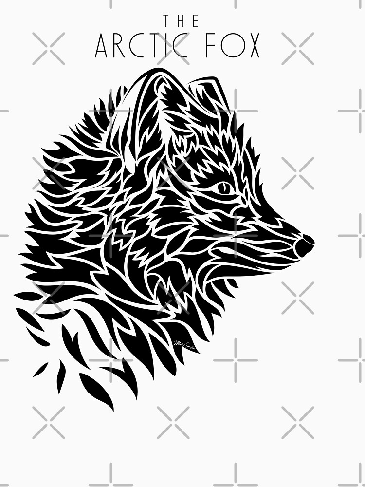 The Arctic Fox - black by martinisnowfox